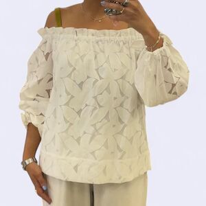 Lilly-pulitzer Women's White Blouse